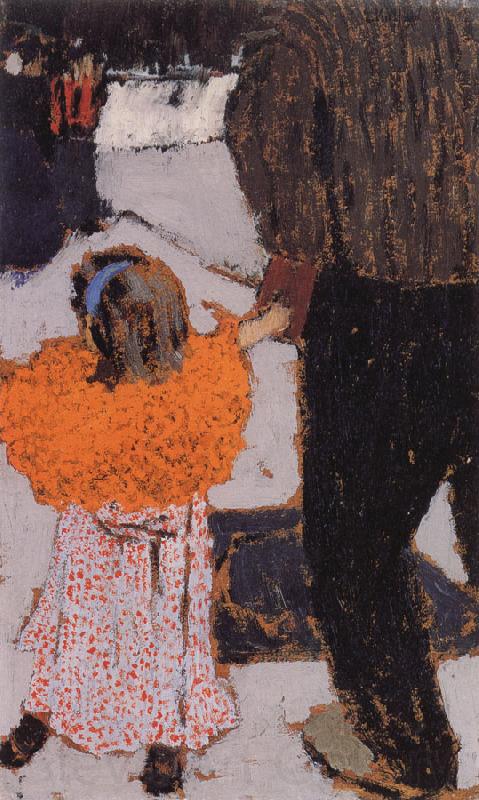 Edouard Vuillard Orange girl clothes Spain oil painting art